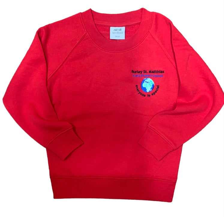 Burley St Matthias Red Sweatshirt