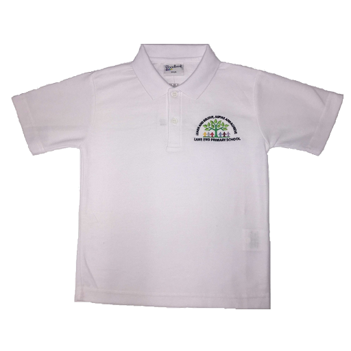 Lane End Primary White Poloshirt